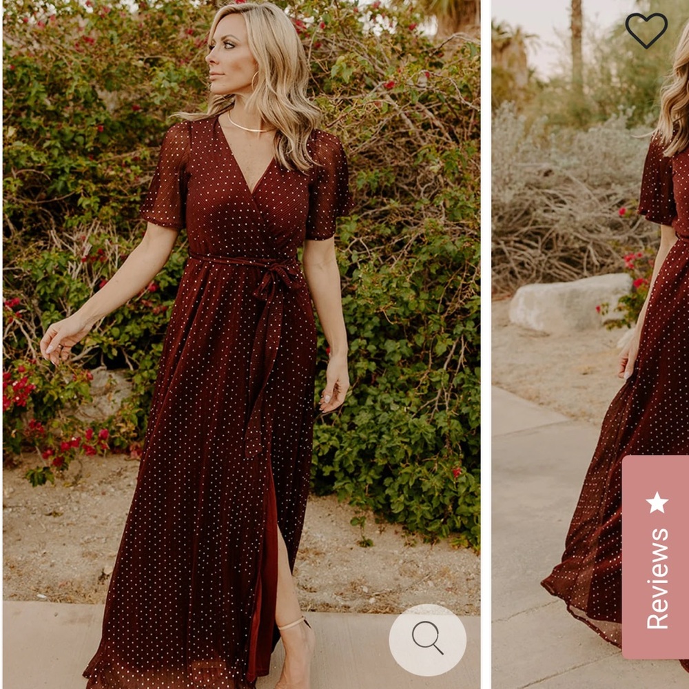 Sleeveless Baltic Born Mulberry Maxi Dress